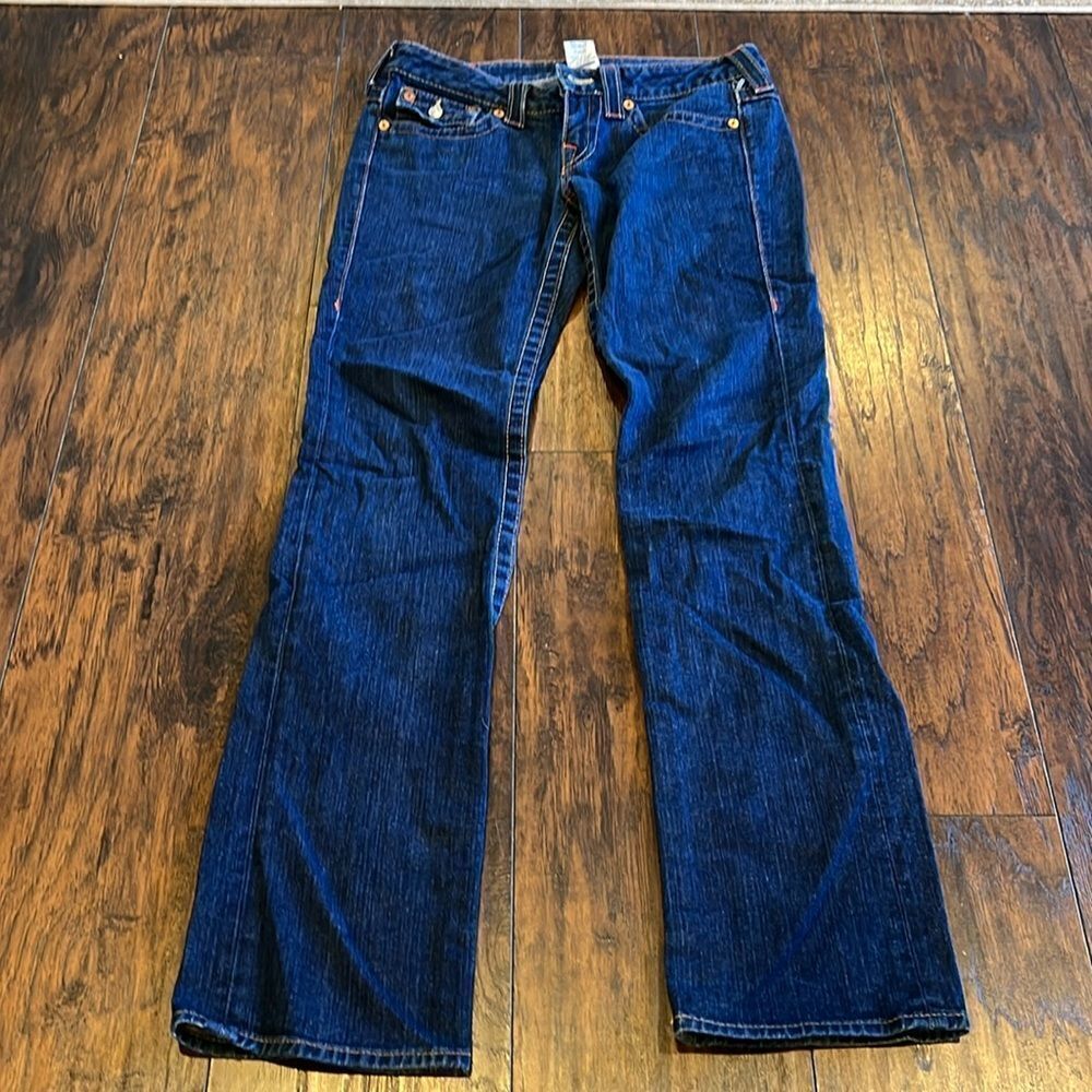 True Religion denim pant’s women’s y2k size 29 Billy flap pocket straight jeans